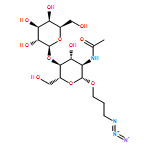 β-D-Glucopyranoside, 3-azidopropyl 2-(acetylamino)-2-deoxy-4-O-β-D-galactopyranosyl-