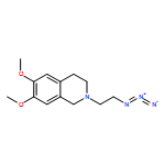 Isoquinoline, 2-(2-azidoethyl)-1,2,3,4-tetrahydro-6,7-dimethoxy-