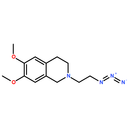 Isoquinoline, 2-(2-azidoethyl)-1,2,3,4-tetrahydro-6,7-dimethoxy-