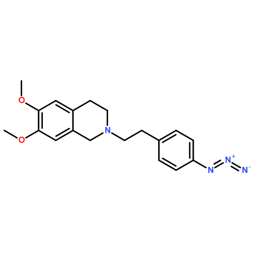 Isoquinoline, 2-[2-(4-azidophenyl)ethyl]-1,2,3,4-tetrahydro-6,7-dimethoxy-