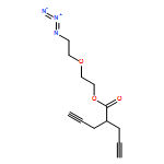 4-Pentynoic acid, 2-(2-propyn-1-yl)-, 2-(2-azidoethoxy)ethyl ester