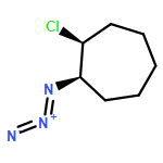 Cycloheptane, 1-azido-2-chloro-, cis- (9CI)