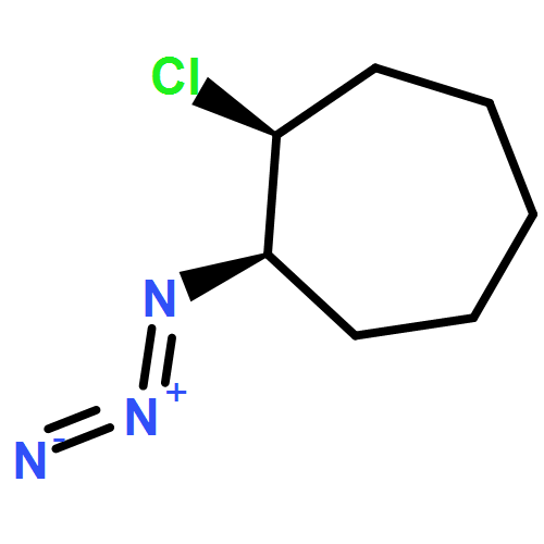 Cycloheptane, 1-azido-2-chloro-, cis- (9CI)