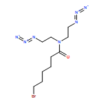 Hexanamide, N,N-bis(2-azidoethyl)-6-bromo-