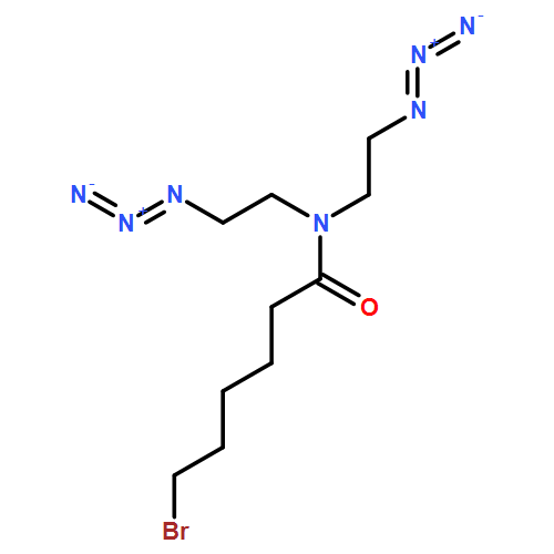 Hexanamide, N,N-bis(2-azidoethyl)-6-bromo-