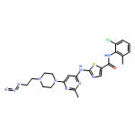 5-Thiazolecarboxamide, 2-[[6-[4-(2-azidoethyl)-1-piperazinyl]-2-methyl-4-pyrimidinyl]amino]-N-(2-chloro-6-methylphenyl)-