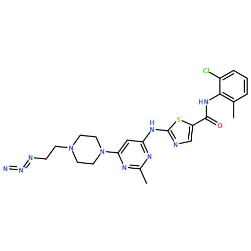 5-Thiazolecarboxamide, 2-[[6-[4-(2-azidoethyl)-1-piperazinyl]-2-methyl-4-pyrimidinyl]amino]-N-(2-chloro-6-methylphenyl)-