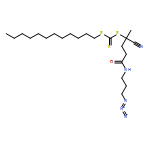 Carbonotrithioic acid, 4-[(3-azidopropyl)amino]-1-cyano-1-methyl-4-oxobutyl dodecyl ester