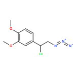 Benzene, 4-(2-azido-1-chloroethyl)-1,2-dimethoxy-