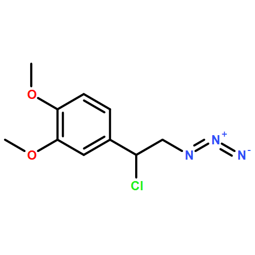 Benzene, 4-(2-azido-1-chloroethyl)-1,2-dimethoxy-