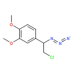 Benzene, 4-(1-azido-2-chloroethyl)-1,2-dimethoxy-