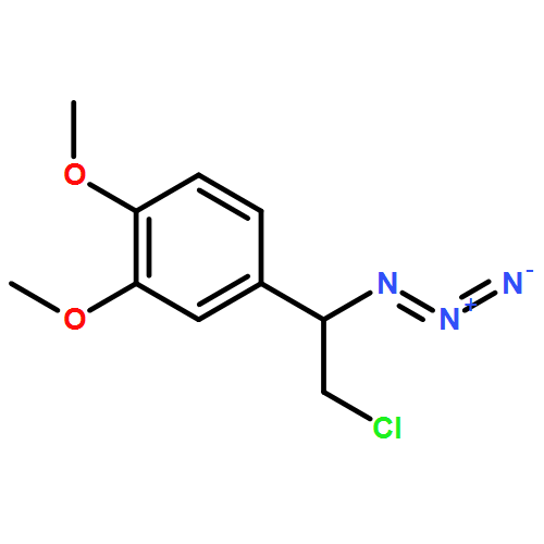 Benzene, 4-(1-azido-2-chloroethyl)-1,2-dimethoxy-