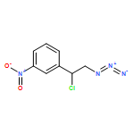 Benzene, 1-(2-azido-1-chloroethyl)-3-nitro-