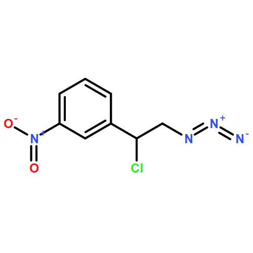 Benzene, 1-(2-azido-1-chloroethyl)-3-nitro-