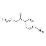 Benzonitrile, 4-(2-azido-1-chloroethyl)-