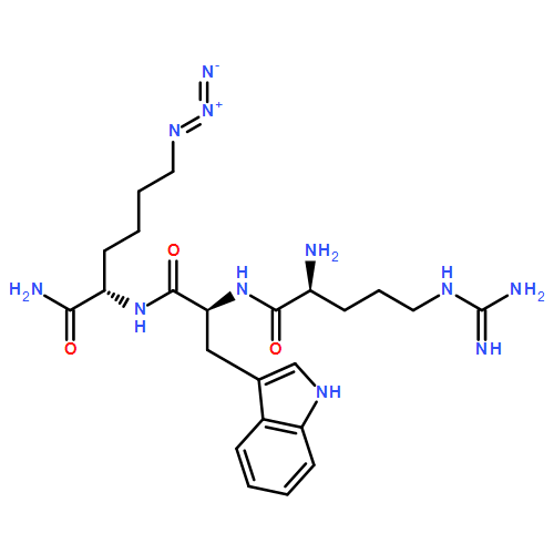 L-Norleucinamide, L-arginyl-L-tryptophyl-6-azido-