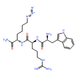 L-Norleucinamide, L-tryptophyl-L-arginyl-6-azido-