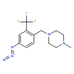 Piperazine, 1-[[4-azido-2-(trifluoromethyl)phenyl]methyl]-4-methyl-