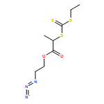 Propanoic acid, 2-[[(ethylthio)thioxomethyl]thio]-, 2-azidoethyl ester