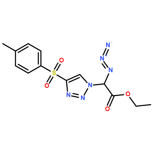 1H-1,2,3-Triazole-1-acetic acid, α-azido-4-[(4-methylphenyl)sulfonyl]-, ethyl ester