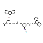 L-Lysine, N6-[[[3-azido-5-[[(9H-fluoren-9-ylmethoxy)carbonyl]amino]phenyl]methoxy]carbonyl]-N2-[(9H-fluoren-9-ylmethoxy)carbonyl]-