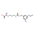 L-Lysine, N6-[[(3-amino-5-azidophenyl)methoxy]carbonyl]-