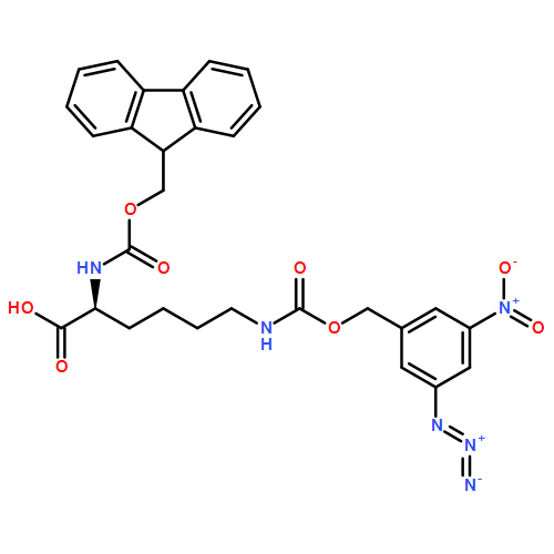 L-Lysine, N6-[[(3-azido-5-nitrophenyl)methoxy]carbonyl]-N2-[(9H-fluoren-9-ylmethoxy)carbonyl]-