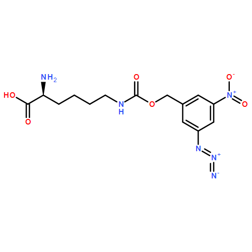 L-Lysine, N6-[[(3-azido-5-nitrophenyl)methoxy]carbonyl]-