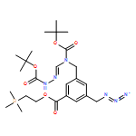 Benzoic acid, 3-(azidomethyl)-5-[[[(1,1-dimethylethoxy)carbonyl][[[(1,1-dimethylethoxy)carbonyl]amino]iminomethyl]amino]methyl]-, 2-(trimethylsilyl)ethyl ester