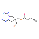 4-Pentynoic acid, 3-azido-2-(azidomethyl)-2-(hydroxymethyl)propyl ester