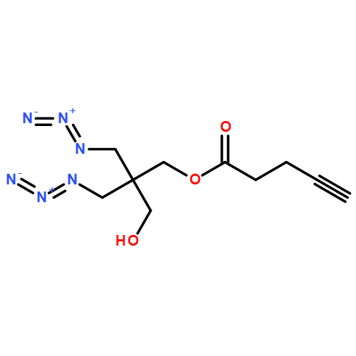 4-Pentynoic acid, 3-azido-2-(azidomethyl)-2-(hydroxymethyl)propyl ester