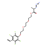 Propanoic acid, 2-azido-, 2-[2-[2-(4-ethenyl-2,3,5,6-tetrafluorophenoxy)ethoxy]ethoxy]ethyl ester