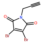 1H-Pyrrole-2,5-dione, 3,4-dibromo-1-(2-propyn-1-yl)-