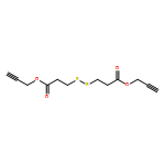 Propanoic acid, 3,3'-dithiobis-, 1,1'-di-2-propyn-1-yl ester