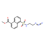 1-Naphthalenecarboxylic acid, 5-[[(2-azidoethyl)amino]sulfonyl]-, methyl ester