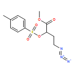 Butanoic acid, 4-azido-2-[[(4-methylphenyl)sulfonyl]oxy]-, methyl ester