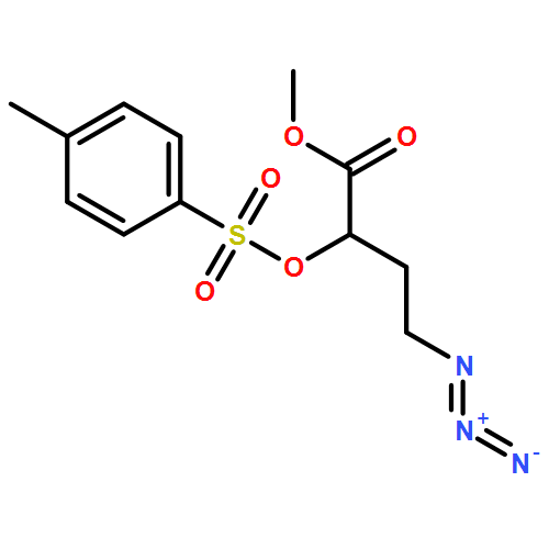 Butanoic acid, 4-azido-2-[[(4-methylphenyl)sulfonyl]oxy]-, methyl ester