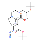 1H-1,4,7-Triazonine-1-acetic acid, α-(2-azidoethyl)-4,7-bis[2-(1,1-dimethylethoxy)-2-oxoethyl]hexahydro-, methyl ester