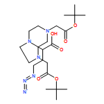 1H-1,4,7-Triazonine-1-acetic acid, α-(2-azidoethyl)-4,7-bis[2-(1,1-dimethylethoxy)-2-oxoethyl]hexahydro-