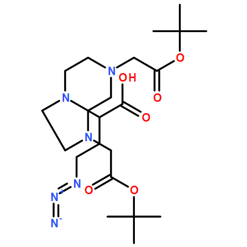 1H-1,4,7-Triazonine-1-acetic acid, α-(2-azidoethyl)-4,7-bis[2-(1,1-dimethylethoxy)-2-oxoethyl]hexahydro-