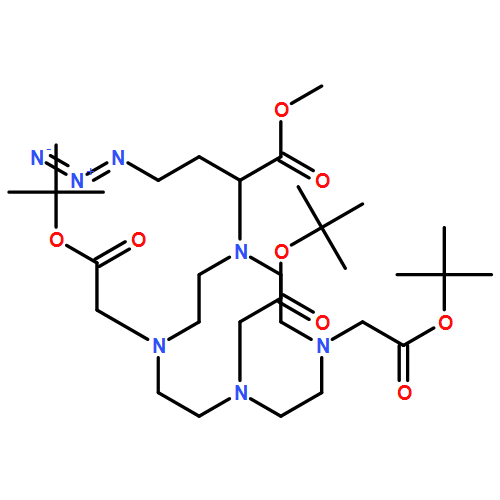 1,4,7,10-Tetraazacyclododecane-1-acetic acid, α-(2-azidoethyl)-4,7,10-tris[2-(1,1-dimethylethoxy)-2-oxoethyl]-, methyl ester