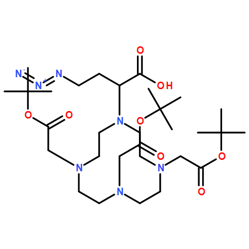 1,4,7,10-Tetraazacyclododecane-1-acetic acid, α-(2-azidoethyl)-4,7,10-tris[2-(1,1-dimethylethoxy)-2-oxoethyl]-