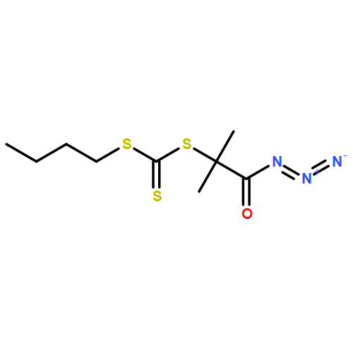 Carbonotrithioic acid, 2-azido-1,1-dimethyl-2-oxoethyl butyl ester