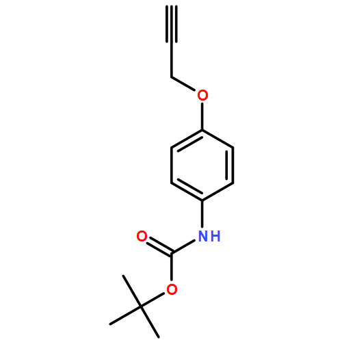 Carbamic acid, [4-(2-propynyloxy)phenyl]-, 1,1-dimethylethyl ester (9CI)