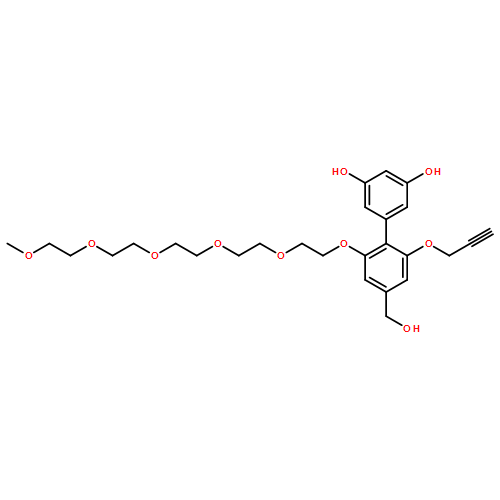 [1,1'-Biphenyl]-3,5-diol, 4'-(hydroxymethyl)-2'-(3,6,9,12,15-pentaoxahexadec-1-yloxy)-6'-(2-propyn-1-yloxy)-