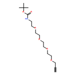 5,8,11,14-Tetraoxa-2-azaheptadec-16-ynoic acid, 1,1-dimethylethyl ester