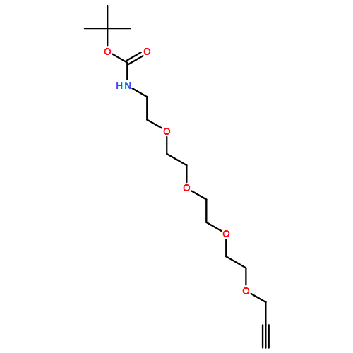 5,8,11,14-Tetraoxa-2-azaheptadec-16-ynoic acid, 1,1-dimethylethyl ester