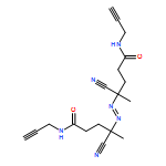 Pentanamide, 4,4'-(1,2-diazenediyl)bis[4-cyano-N-2-propyn-1-yl-