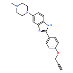 1H-Benzimidazole, 6-(4-methyl-1-piperazinyl)-2-[4-(2-propyn-1-yloxy)phenyl]-