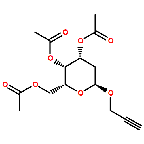 α-D-lyxo-Hexopyranoside, 2-propyn-1-yl 2-deoxy-, 3,4,6-triacetate